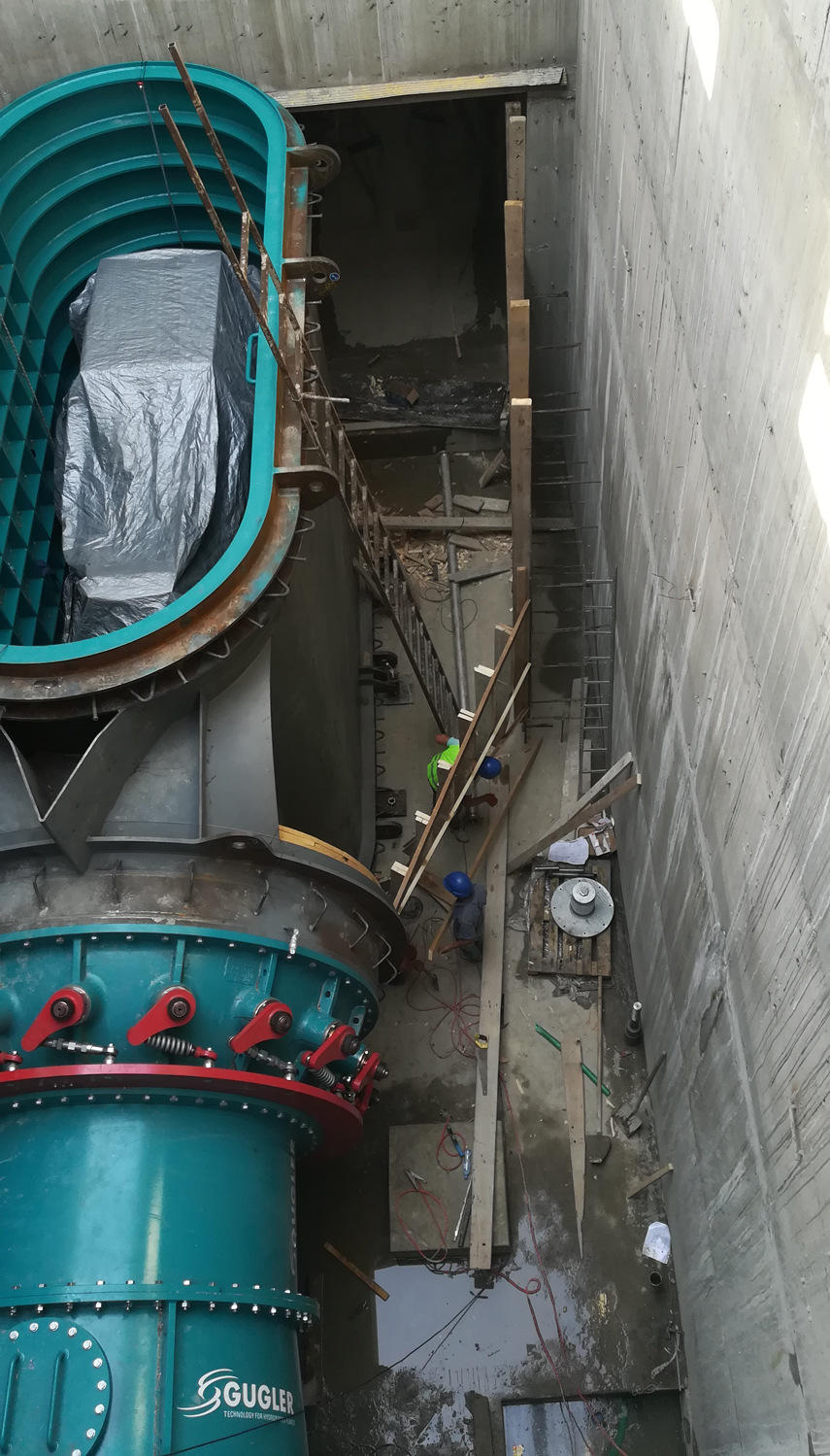 Small Hydro Power Plant BODORNA in Gugler Waterturbines