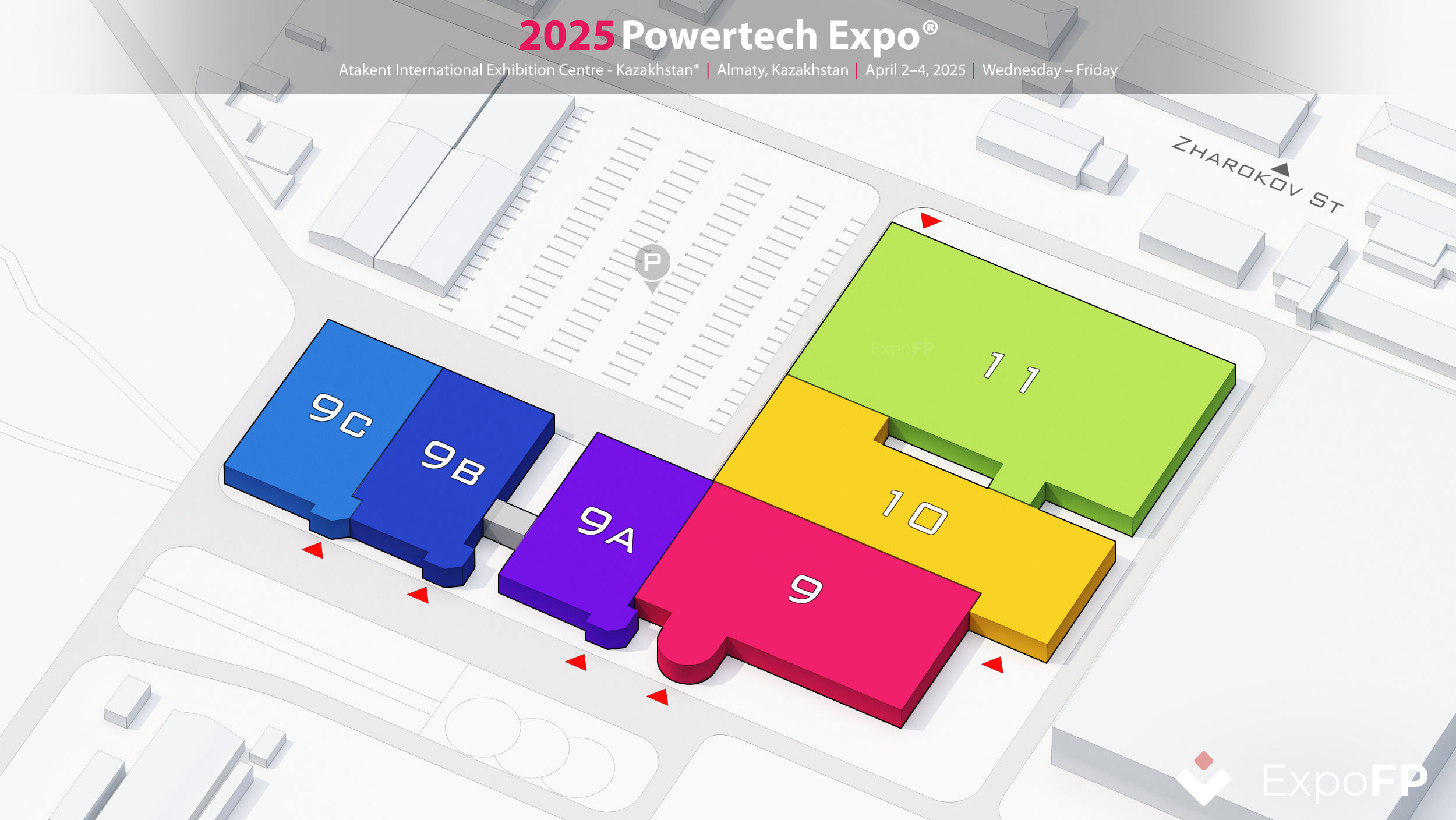 Powertech Expo 2025 3D floor plan